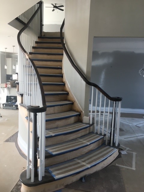 Curved Flare Stair - Staircase Inc