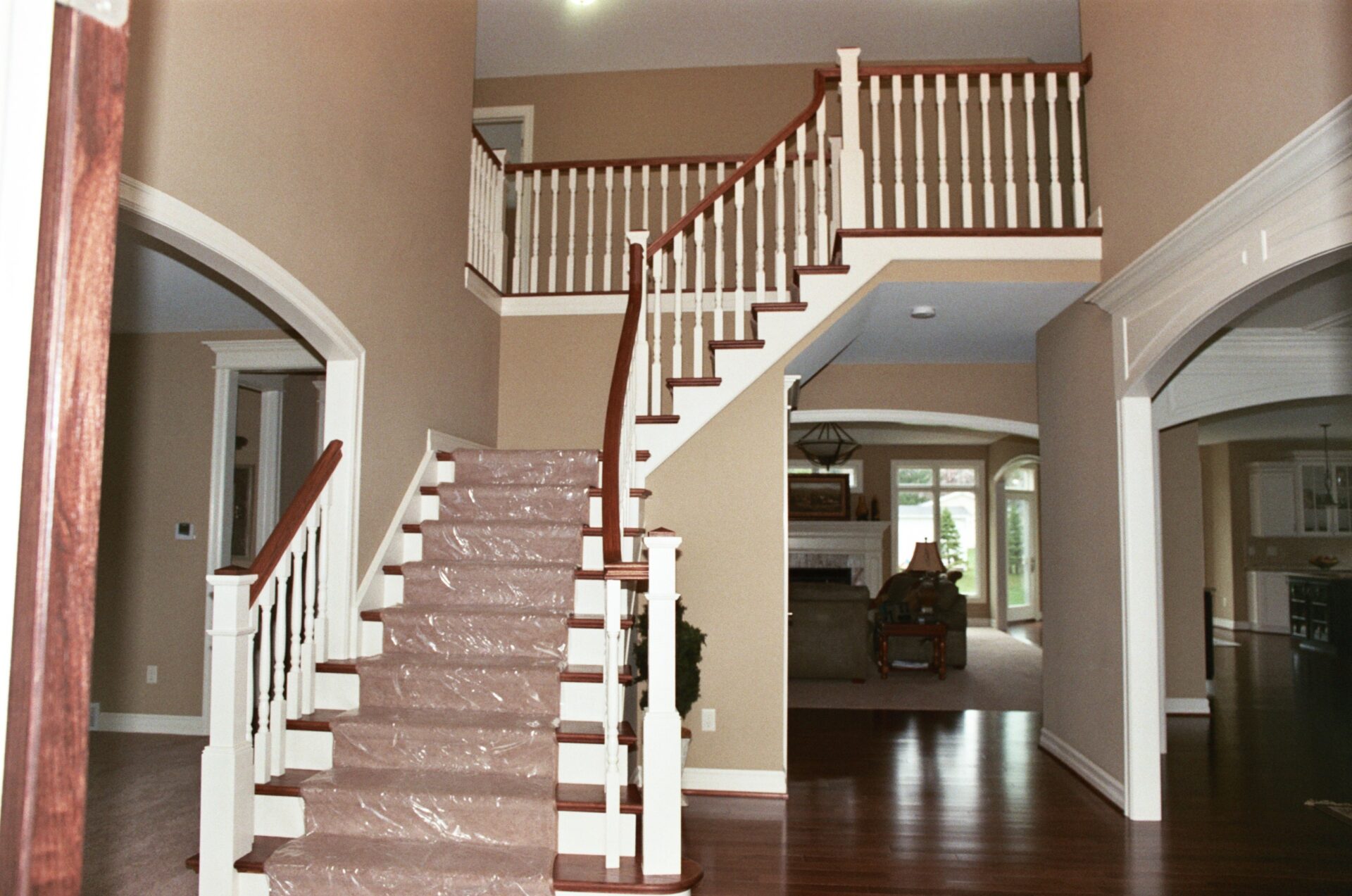 L Shaped Flared Stair One