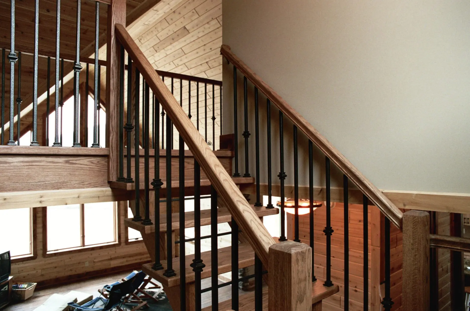 Plank Stair Made Up Of Wooden Material