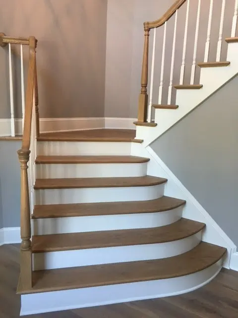 Round Tread Flare Stair - Staircase Inc